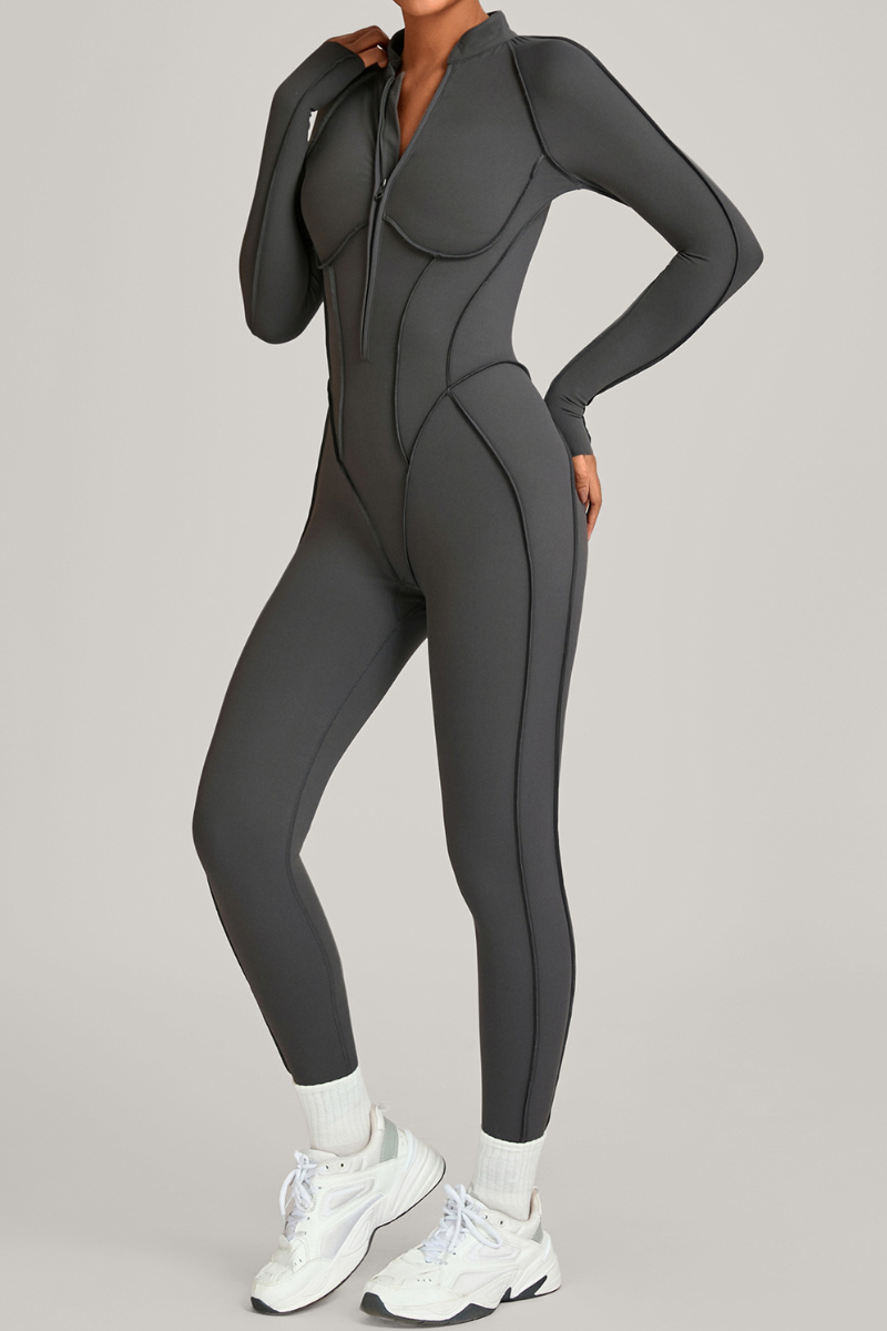 Women's athletic all-in-one pantsuit