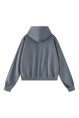 Women's Fall 100% Cotton 360G Boxy Two‑Way Zip Jacket
