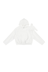 Men's Fall Boxy Cropped Kangaroo Pocket Drop-Shoulder Hoodie