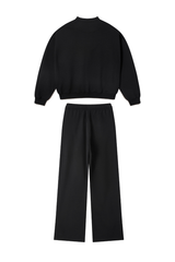 Women's Heavyweight Heathered Sweatshirt And Sweatpants Set