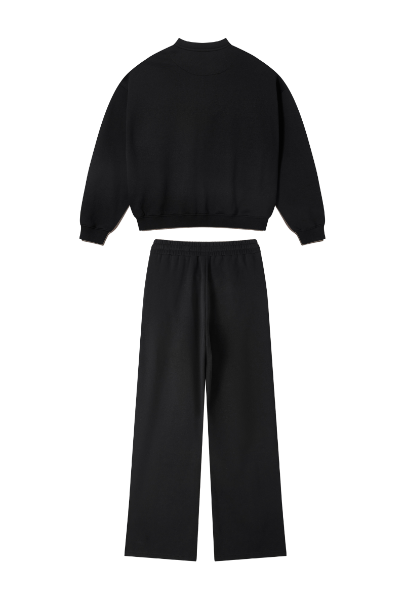Women's Heavyweight Heathered Sweatshirt And Sweatpants Set
