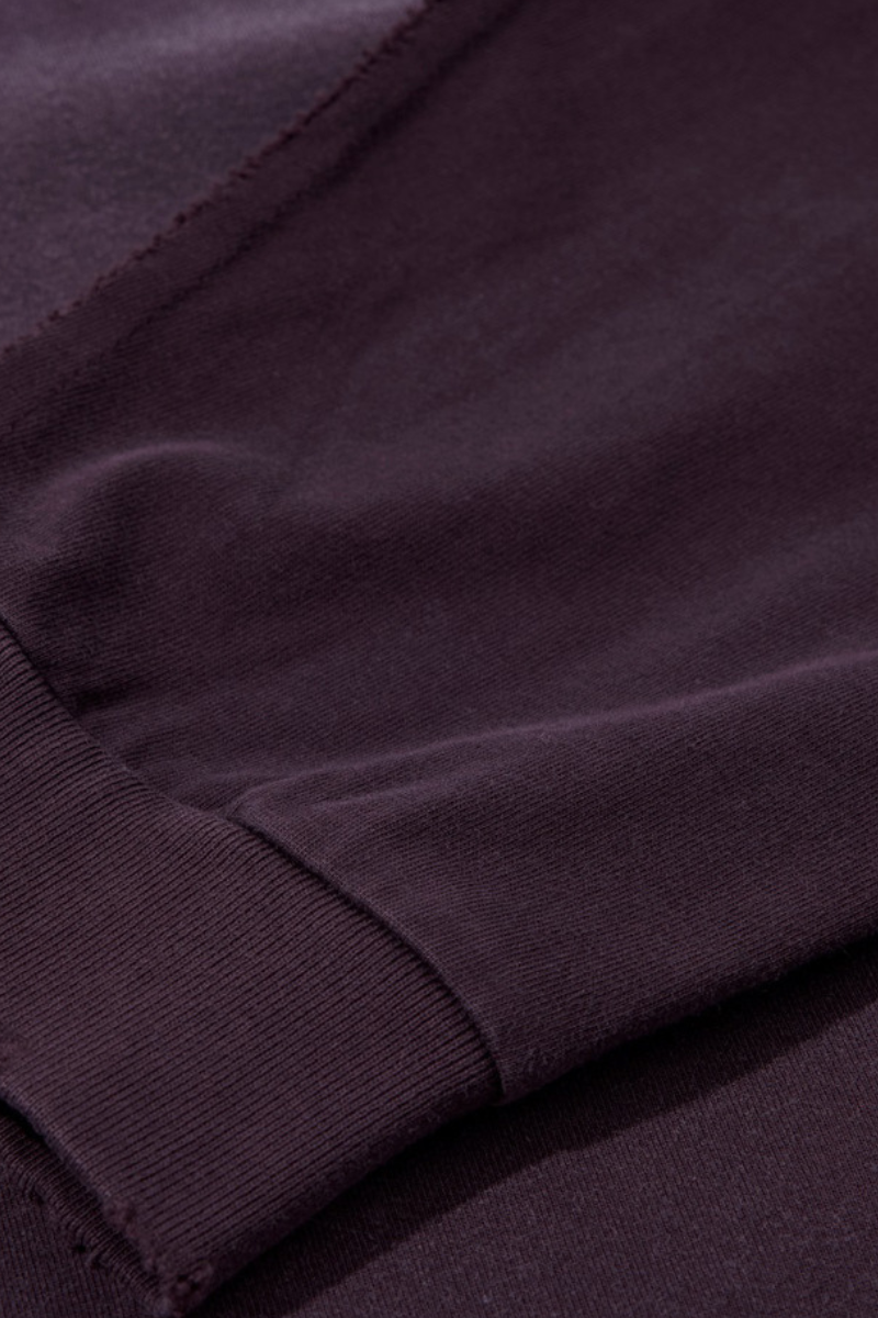 Men's Fall 100%Cotton Vintage Washed Drop Shoulder Pullover
