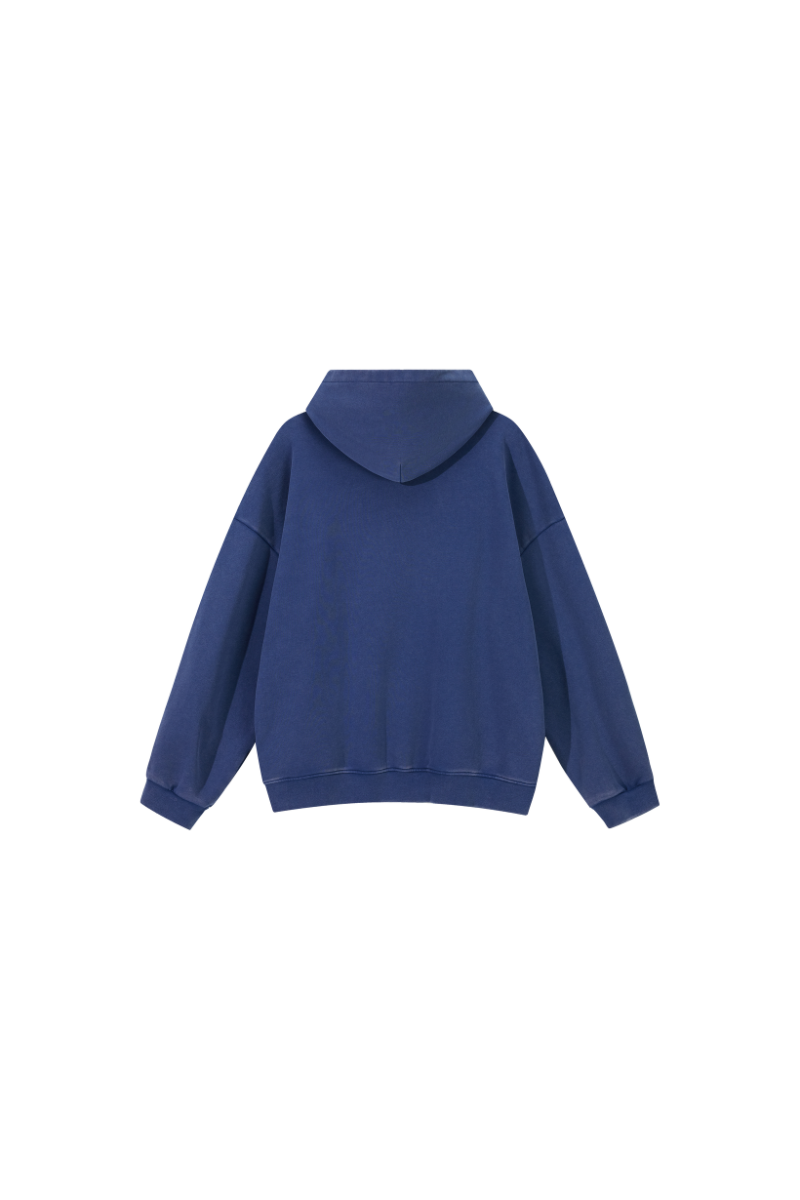 Unisex 100% Cotton Winter 430G Heavyweight Loose Hoodie