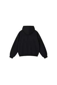 Men's Fleece Raw Edge Spliced Fake Two Piece Hoodie
