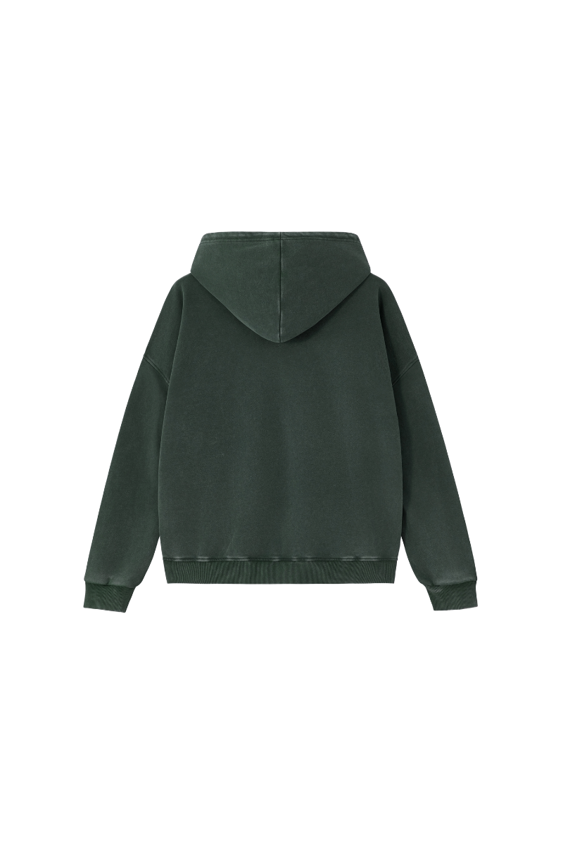 Women's  Fall 100% Cotton Washed Vintage Heavyweight Hoodie