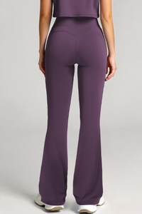 Women's High-Waist Butt-Lifting Flared Yoga Pants