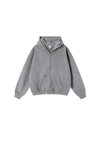 Women's Fall Heavyweight Vintage Washed Cotton Hooded Jacket