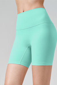 Women'e  Athletic High Waist Sculpting Yoga Shorts