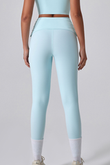 Women's Athletic Twist Cross Waist Yoga Leggings