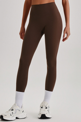 Women's Athletic High Waist No Front Seam Yoga Leggings
