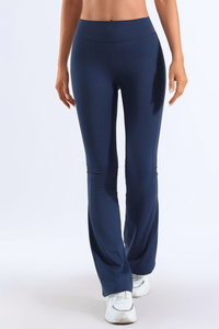 Women's Bare Feel No Front Seam Slim Flared Yoga Pants