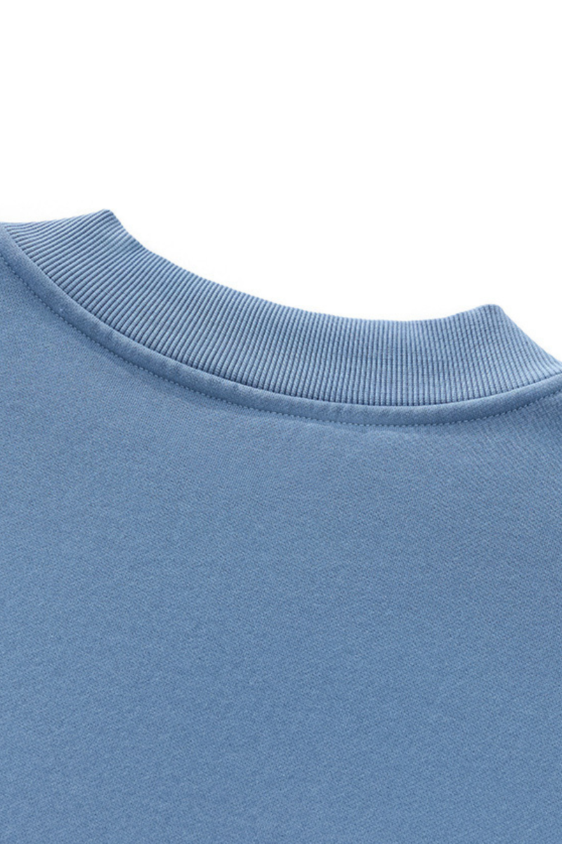 Women's Fall Vintage Washed Fleece Quarter Zip Sweatshirt