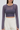 Women's Mock Two-Piece Mesh Padded Cropped Yoga Top