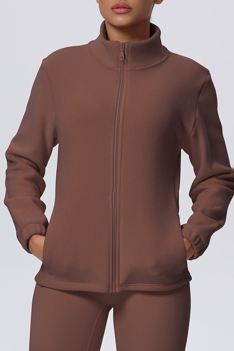 Women Thermal High-Neck Sports Jacket