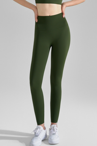 Women's High-Waist Tummy Control Hidden Back Pocket Leggings
