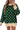 Women's Fall Christmas Polka Dot Long Knit Mockneck Sweater