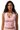 Women's Contrast Scalloped Halter Neck Backless Sports Top