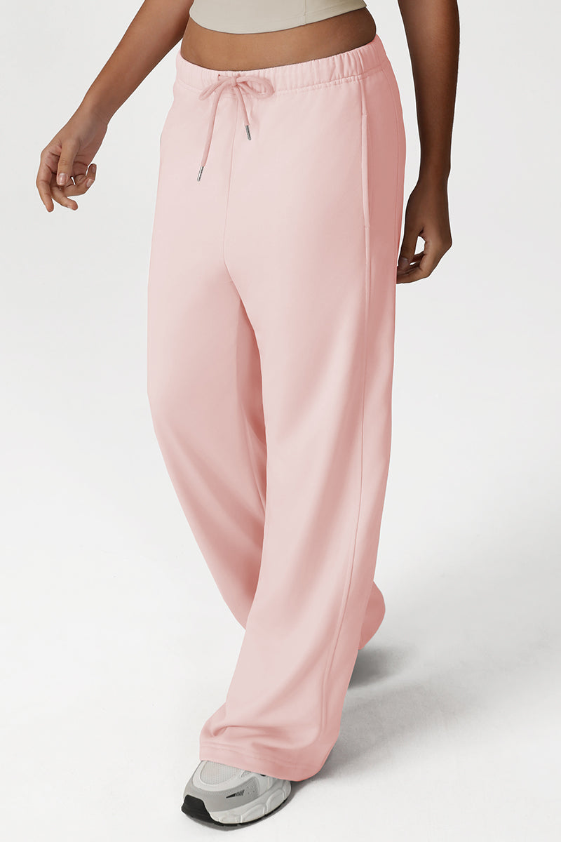 Women Loose Fit Straight Leg Casual Sport Sweatpants Yoga Dance Wide-Leg Workout Pants