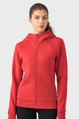 Women'S Zip Sport Hooded Jacket