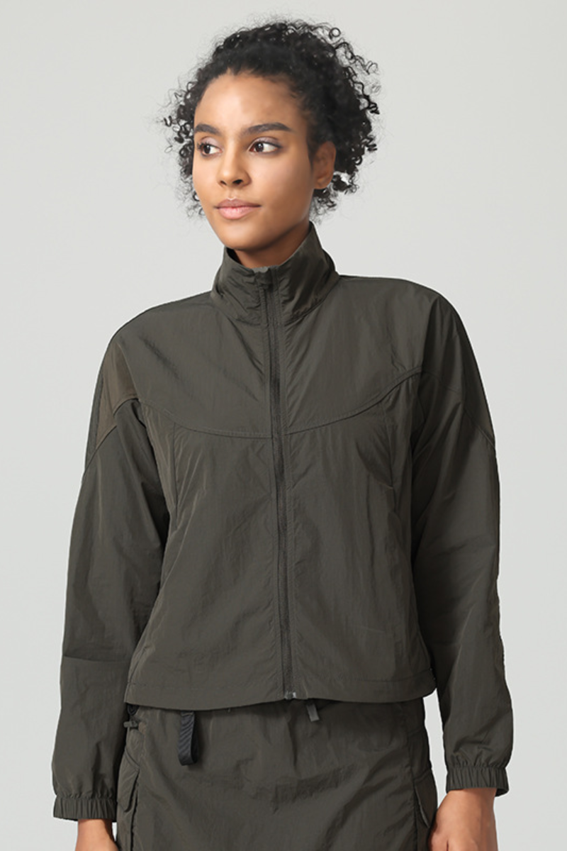 Women's Spring Lightweight Built-in Pocket Sport Jacket