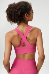 Women's Wide Strap I-Back Sports Bra