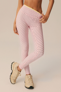 Women's Athletic Polka Dot High Waist Yoga Leggings