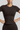 Women's Crew Neck Cropped Sports Short Sleeve T‑Shirt