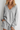 Women's Fall V Neck Raw Edge Oversized  Lazy Sweatshirt