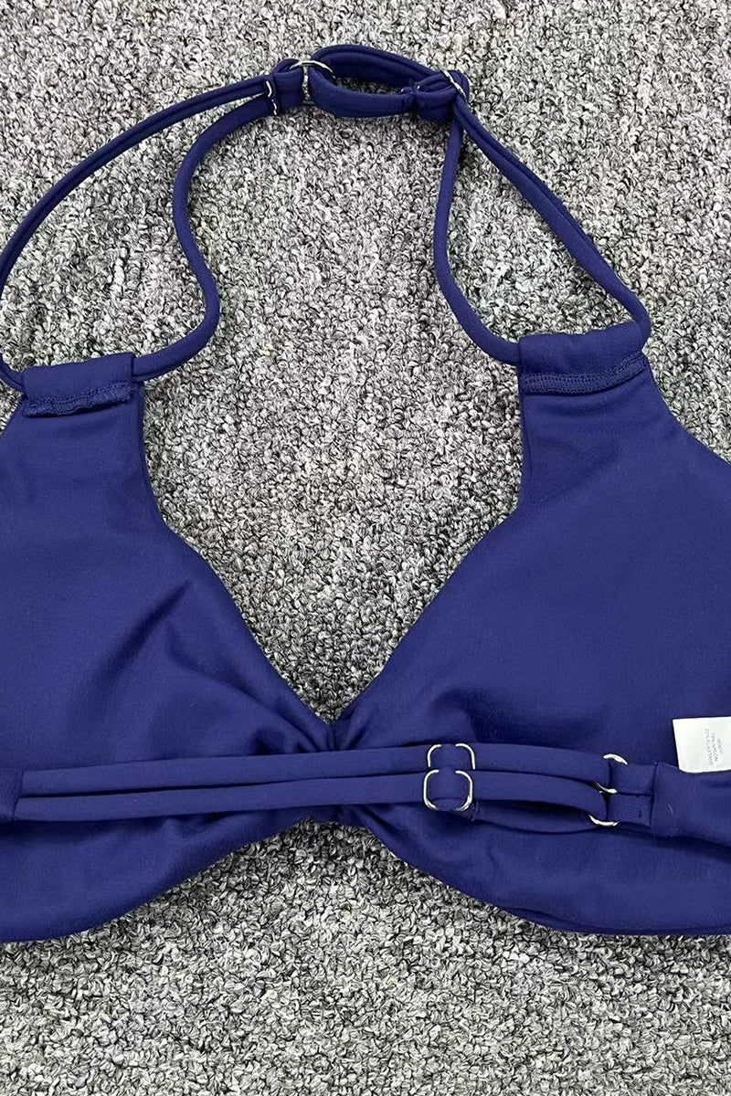 Women Double Adjustable Clasp Hanging Neck Beauty Back Fastening Quick Drying Sports Fitness Yoga Bra