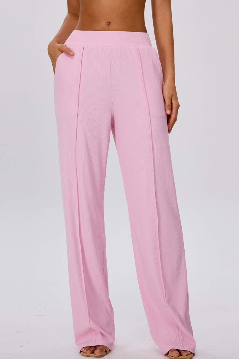 Women's Athletic Side Pocket Loose Casual Yoga Pants