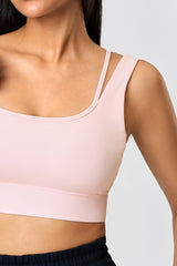 Women Shockproof Lift Hollowed Back Naked-Feel Yoga Sports Bra