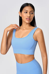 Women Shockproof Lift Hollowed Back Naked-Feel Yoga Sports Bra