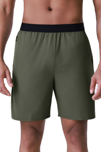 Men's Side Pocket Mesh Breathable Athletic Running Shorts