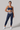 Women's Double Thin Strap Bra And High Rise Legging Yoga Set