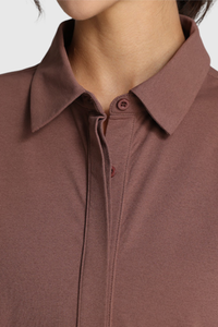 Women's Spring Loose-Fitting Curved Hem Quick Dry Shirt