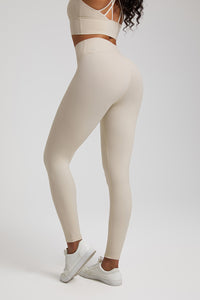 Solid High-Waisted Sports Leggings