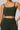 Women's Athletic Double Thin Strap Twist Back Yoga Bra