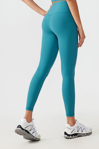 Women Free Size Nude Hip Lifting Shaping Fitness 9/10 Yoga Pants
