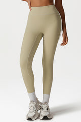Women High-Waisted Color-Block Butt-Lifting Quick-Dry Yoga Pants