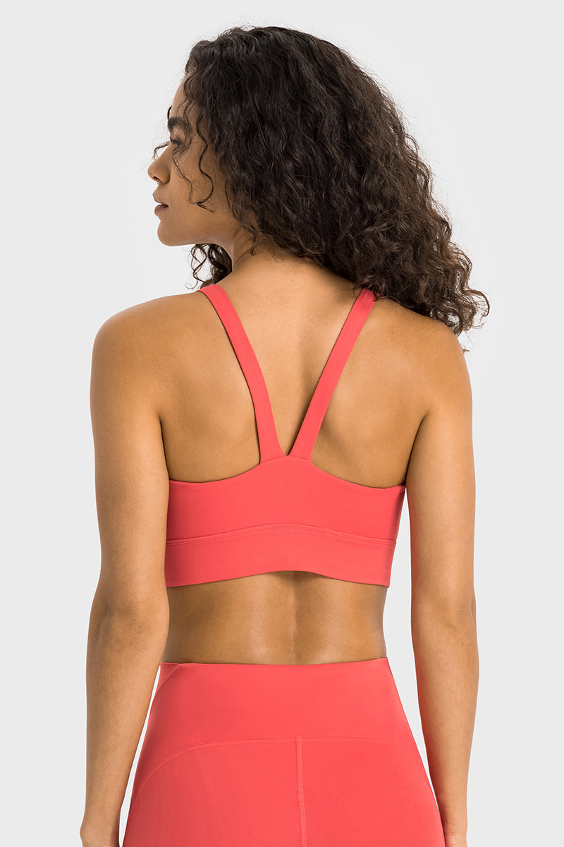 Women's V-Back Anti-Shock Sports Bra