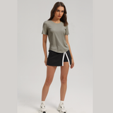 Pima cotton sports and fitness yoga top garment