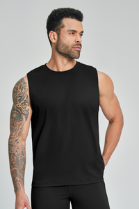 Men's Brushed Round-Neck Casual Sports Tank Top