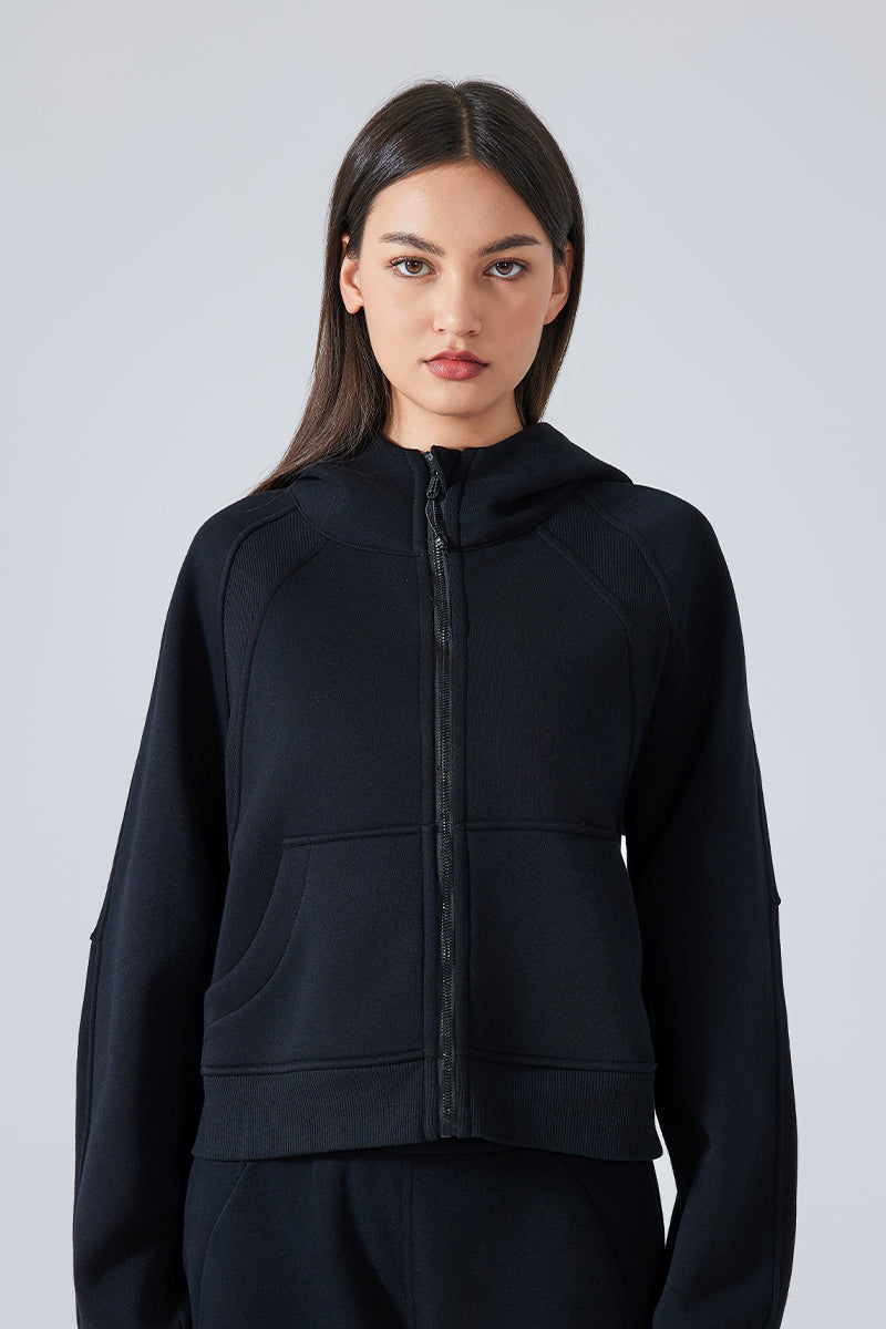 Women'S Loose Yoga Hooded Jacket