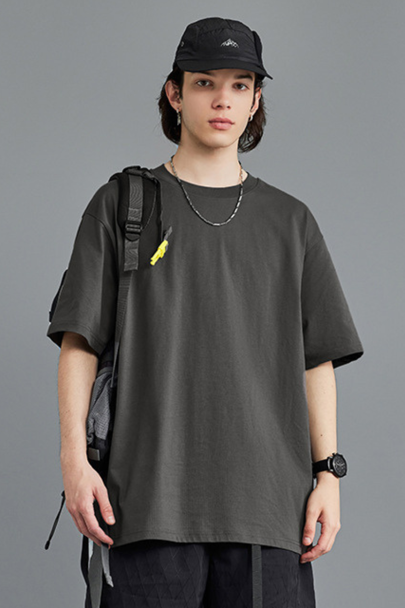Men's Summer Honeycomb Breathable Cooling Solid T-Shirt