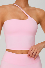 Women's One-Shoulder Sports Tank Top