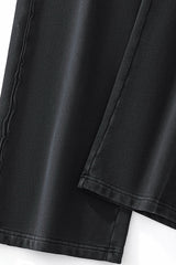 Unisex Washed Cotton Straight-Leg Jogger Pants