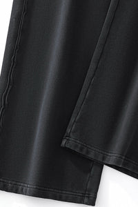 Unisex Washed Cotton Straight-Leg Jogger Pants