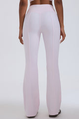 Women Hi-Waist Flared Yoga Leggings