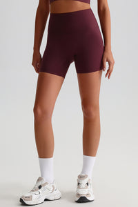 Women High Waisted Butt Lifting Seamless Naked Sensation Yoga Shorts