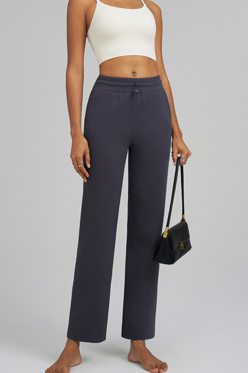 Straight-leg athletic pants